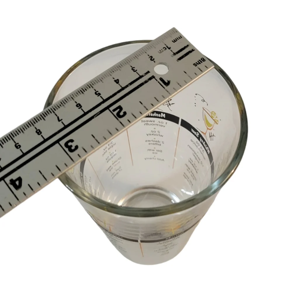 Libbey Cocktail Recipe Shaker Glass